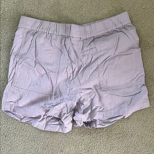 J. Crew Lavender Casual Elastic-Waist Shorts S